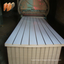 17mm Melamine Paper Face Slotted MDF with Aluminum 0.4mm-0.5mm